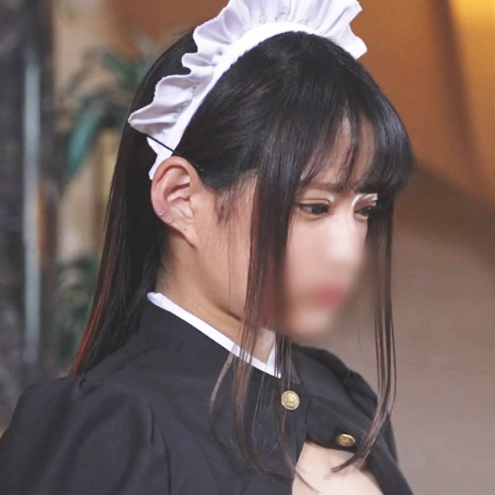 【黒髪清楚メイド】ご主人様の言いなり貧乳メイドさんに勃起チンポをガチハメ中出しSEX。