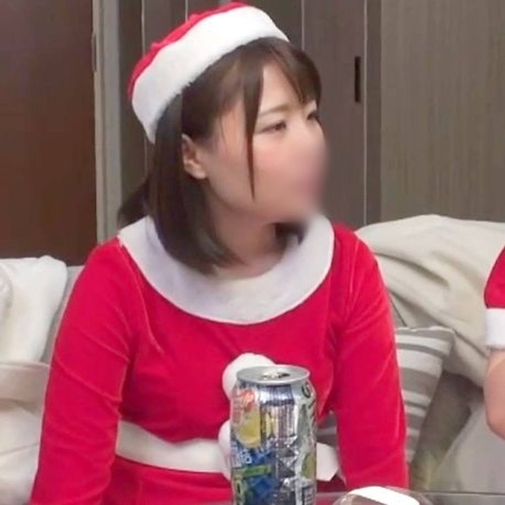 【個撮】クリスマスに彼氏がいない透明感がある清純な大学生”まなちゃん” 電マ責めで興奮すると、おちんちんを舐める舌の動きが止まりません！