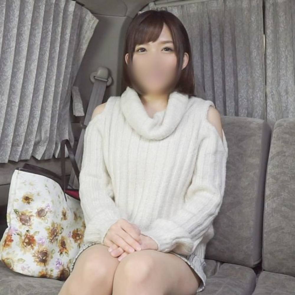 【素人】ゆるふわニットの超可愛い女子大生をナンパ。素股でトロけたま●こを激ピス中出しセックス。