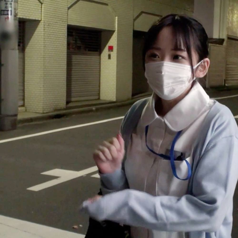 夜間実習帰りの看護学生(18)　病院帰りにそのまま撮影した映像