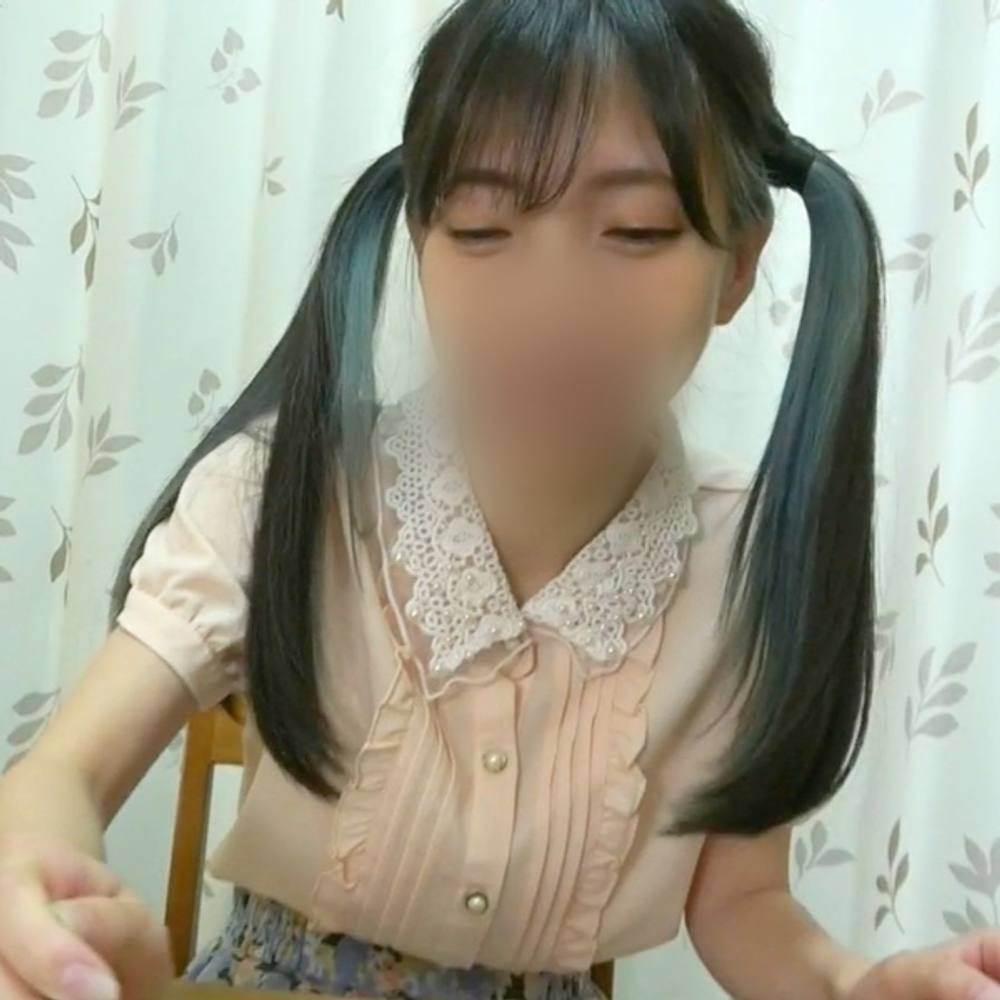 【素人】まな板清楚女子つむぎちゃん(22) キツまんの感度高め！ 生ハメ中出し→髪への精液ぶっかけでマーキングしました。