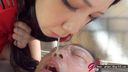 【Licking fetish saliva fetish】Masochist Shizuki Iroha's face licking - full body licking service