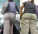 Moms who clearly highlight the panty line on the round beauty big ass ...