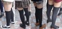 Superb JD-chan's knee-high socks beautiful leg collection