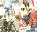 【追跡】自転車で見えちゃったデニミニ娘①②セット　ちゃりんこ