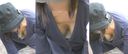 A neat and beautiful young mom peeks into the cleavage of soft beautiful big breasts! !!