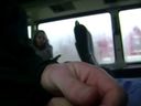 ※海外　【個人撮影】　バスの中でシコる男　①