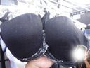 [Mischief] A gentle senior black E cup bra that shakes huge breasts in the office ...