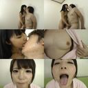 Fair-skinned gal female body licking, wakame seaweed spit, spit removal