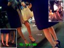 Natust observes the shopping scene of a beautiful office lady with pure white beautiful legs