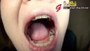 Married woman Ami's mouth opening and saliva licking appreciation