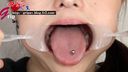 我觀察了舌頭穿孔的天野S加奈嘴裏的銀牙和喉嚨雞巴。