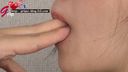 【Tongue fetish】Tongue piercing Kana Amano's finger licking