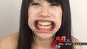 【Mouth Aperture Fetish】Moe Kurashina's gums bare mouth opening masturbation climax