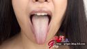 Moe Kurashina's long tongue over 60mm close-up & oral fist challenge