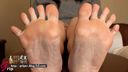【足裏フェチ】横山夏希のカチカチ足裏と敏感足指土踏まずを超接写