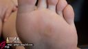 【Foot fetish】Nurse Hinano Uehara's slippery soles and sensitive toes are taken close-up