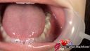 【Oral fetish】Close-up of irises teeth, throat dick, oral mucosa with mouth opening