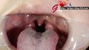 【구강 페티쉬】미즈키 유이의 이빨, 목 안쪽과 입 구멍으로 떨어지는 타액 관찰