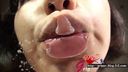 [Tongue fetish saliva fetish] Natsuki's aga saliva saliva slurred dense lens licking