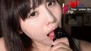 Close-up of beautiful Shiho Egami's dexterous tip-cracking erotic tongue wriggling and