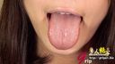 【Tongue fetish】Close-up of female college student Kanami's beautiful tongue & self-finger