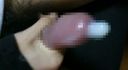 Selfie masturbation using a condom