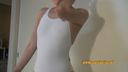 Competitive swimsuit Moriman Nice! White competitive swimsuit and married woman's plump body! Edition [Original Work Full HD]