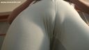 [Full HD] JPS clothed crotch even braless butt bite into the crotch with ultra-thin spats!