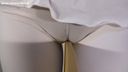 【フルHD】JPS着衣股間 白スパッツを履いた由宇ちゃん板を使った角オナニーに挑戦！