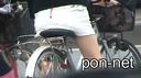【追蹤】 （超級迷你版） [在自行車上看到的超短裙女孩16