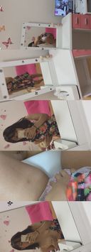 iphone6　自撮り鏡前オナニー　美容師　20歳