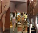 【HD Video】Pantyhose and miniskirt panty shot leg escalator