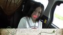 [Full HD] J * masturbated in the car in front of the camera while pounding 02