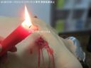 【Personal shooting】Shaved Yui 24 years old / I made a human candlestick