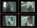 【Peeping】2 couples having sex in uniform [Toilet / balcony]