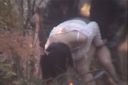 【藍衣強姦現場個人拍攝】情侶在森林戶外玩耍！ 膽子隱藏射擊成功！