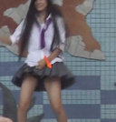 【Gachi ♡】Uniform Schoolgirl ♡ Panchira Dance 【Gachi ♡】