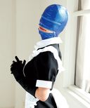 The maid who is blocked by a mask stirs her with a thick vibrator and dies so much that she convulses! Yuria 25 years old
