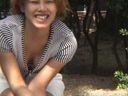 【Video】 [Oral ejaculation] Anna pulling out a in the shadow of a public toilet