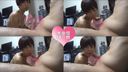 Re-edited HD [Amateur ♥ completely original personal shooting] M-shaped open legs Squirting Shingyo blowjob Mouth firing Nacchan (second part)