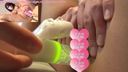 [Amateur ♥ completely original personal shooting] Large amount serious juice Squirting at insertion Plump Osaka white gal Yumi-chan