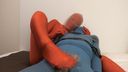 ZENTAI GIRL ENCASEMENT HAND JOB