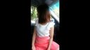 [Completely amateur] I had 18-year-old Geki Kawa Ayami give me a in the car in front of the park! 【Personal Photography】