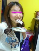 A natural big pie junior! !! JD "Akari"'s panties!!