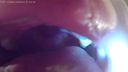 [Fetish: Super close-up video of mouth, lips, tongue, saliva, velo, brim] What is a with a camera? 2 (with light)