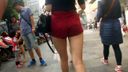 【China】She has a beautiful ass and is in a high mood!