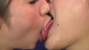 Half-hearted saliva exchange kiss