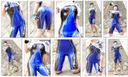 "Uniform Black Blue Competitive Swimsuit" Second Part