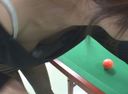 Her nipples playing billiards were too erotic! ⑨